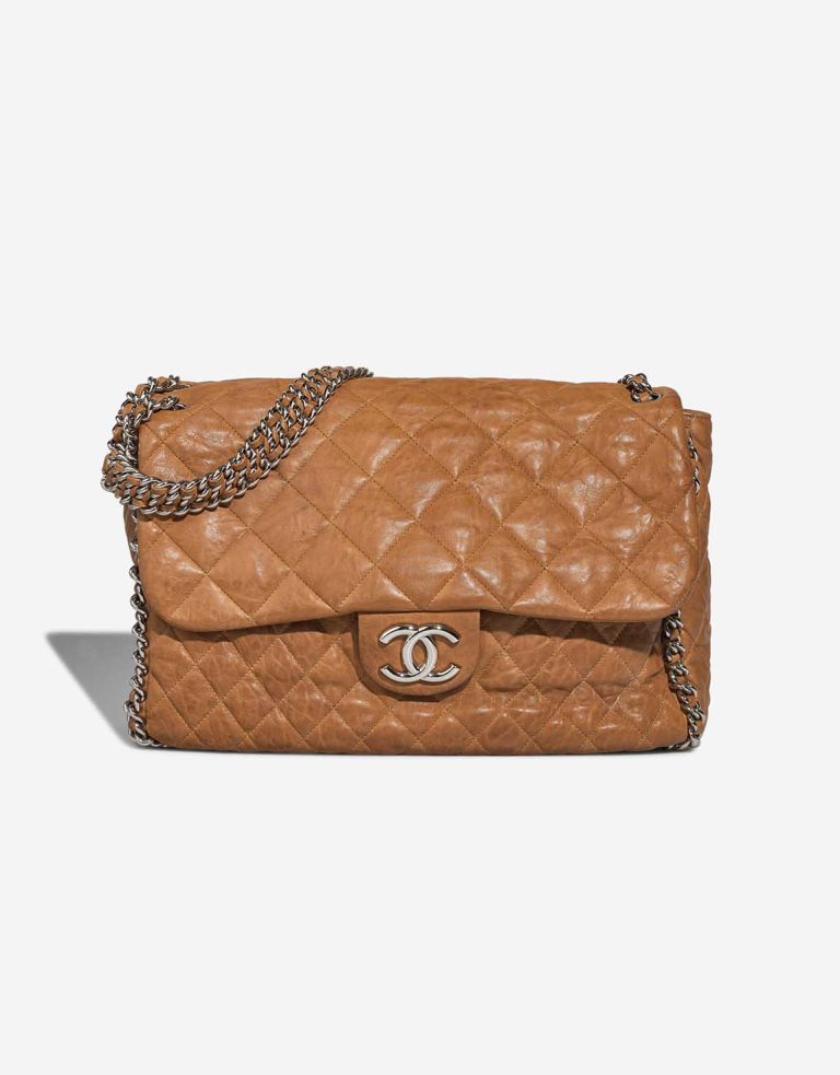 Chanel Chain Around Large Brown Front | Verkaufen Sie Ihre Designer-Tasche