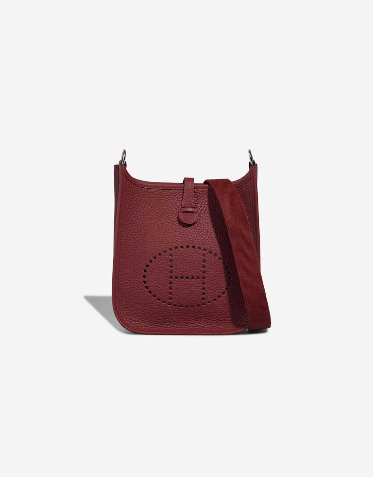 Hermès Evelyne 16 Taurillon Clémence Rouge H Front | Vendre votre sac de créateur