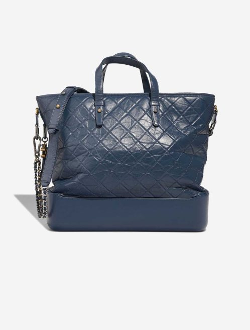 Chanel Gabrielle Large Lamb Dark Blue Front | Sell your designer bag