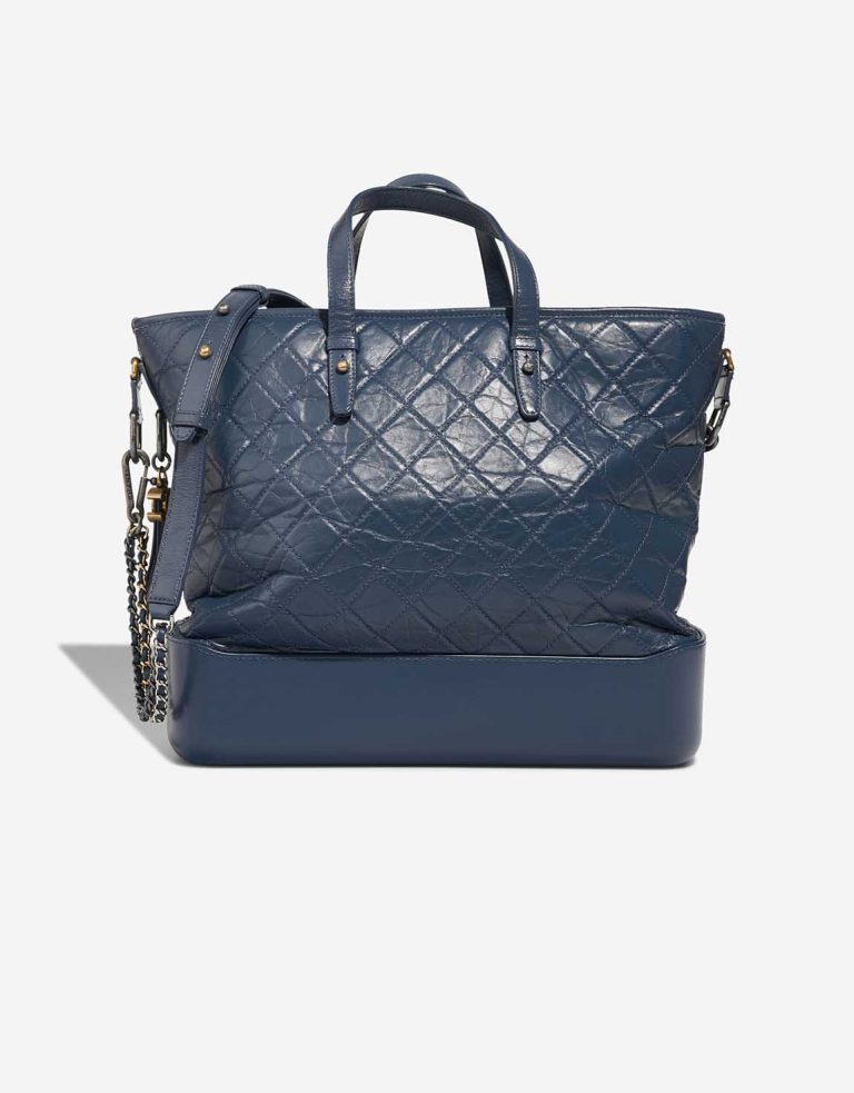 Chanel Gabrielle Large Lamb Dark Blue Front | Sell your designer bag