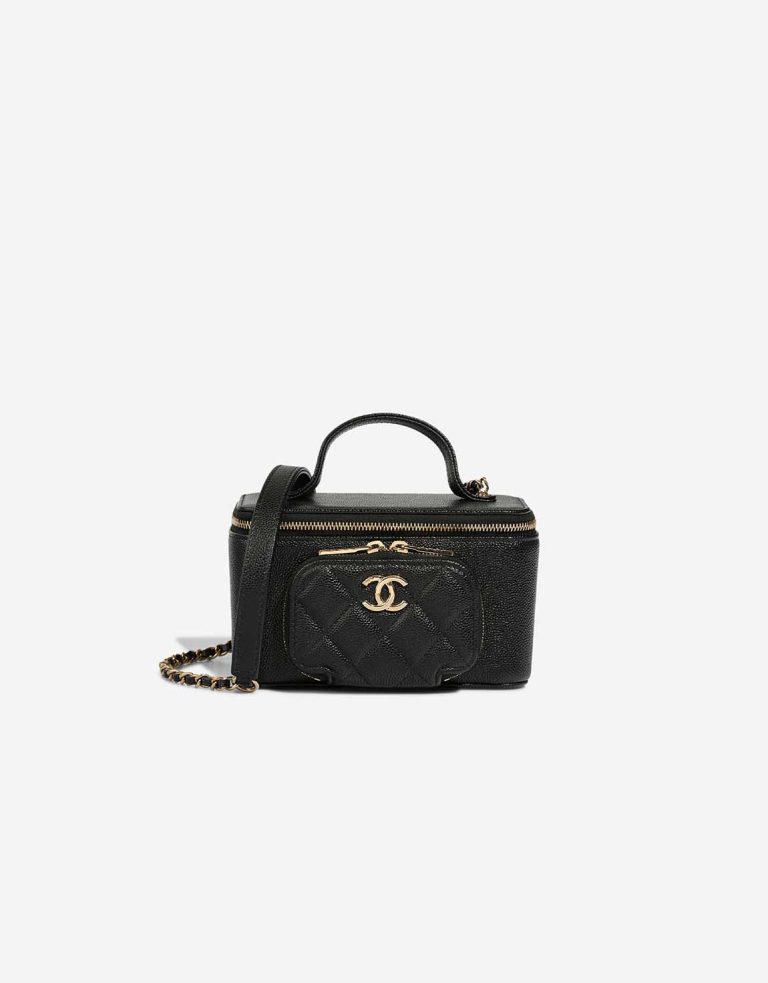 Chanel Vanity Small Caviar Black Front | Vendez votre sac de créateur