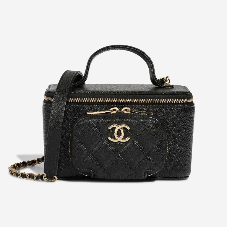 Chanel Vanity Small Caviar Black Front | Sell your designer bag