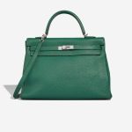 Hermès Kelly 35 Clémence Vert Vertigo Front | Verkaufen Sie Ihre Designertasche