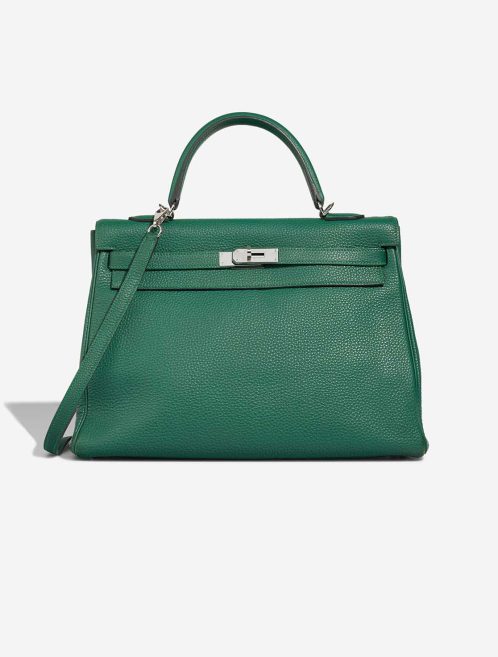 Hermès Kelly 35 Clémence Vert Vertigo Front | Sell your designer bag