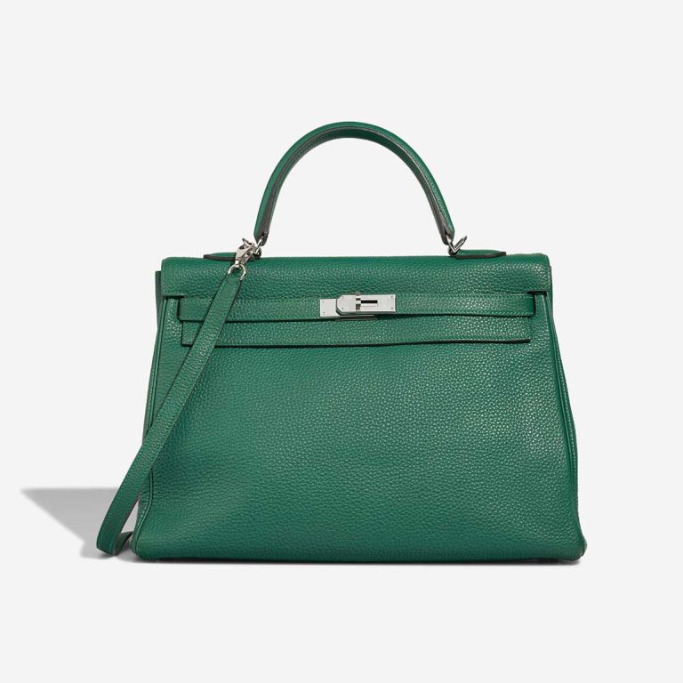 Hermès Kelly 35 Clémence Vert Vertigo Front | Vendre votre sac de créateur