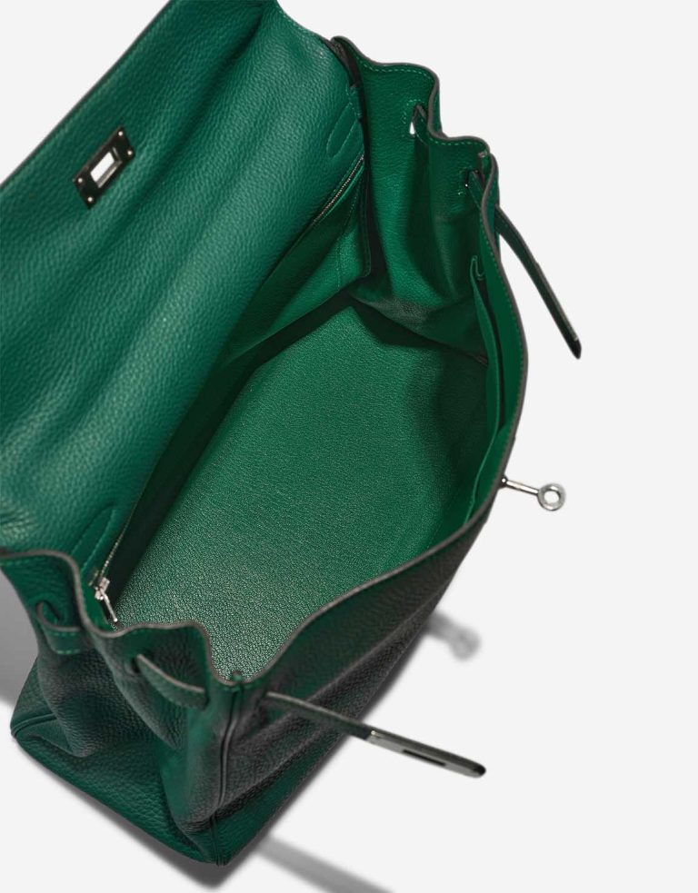 Hermès Kelly 35 Clémence Vert Vertigo Inside | Vendre votre sac de créateur