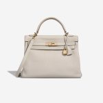 Hermès Kelly 32 Togo Gris Perle Front | Sell your designer bag