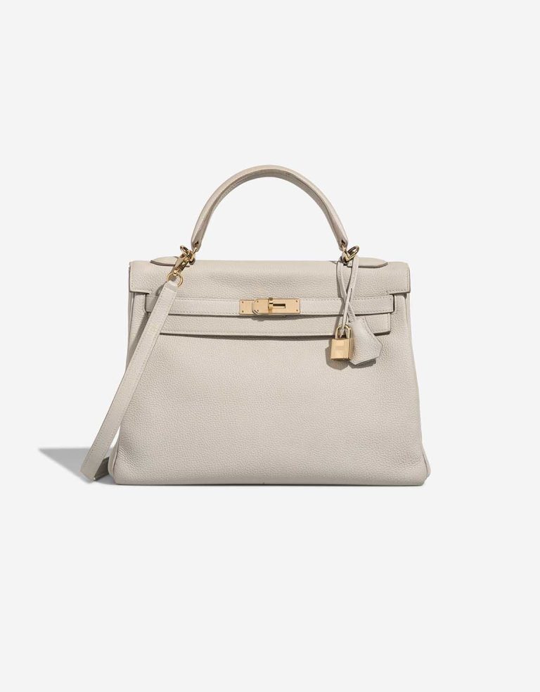 Hermès Kelly 32 Togo Gris Perle Front | Sell your designer bag