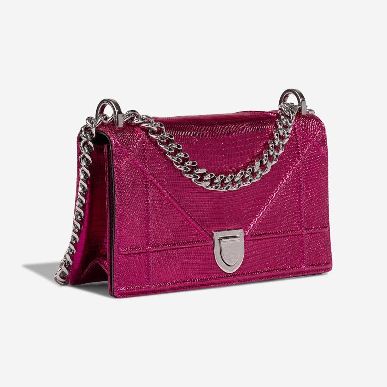 Dior Diorama Small Lizard Hot Pink | Sell your designer bag