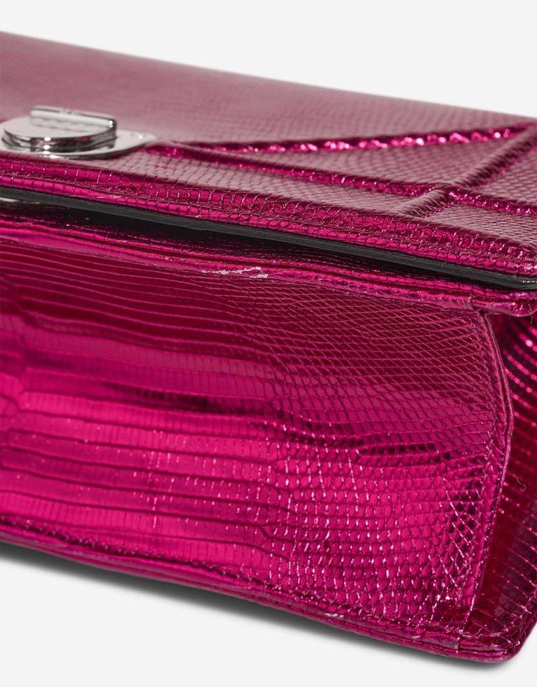 Dior Diorama Small Lizard Hot Pink Signs of wear | Sell your designer bag