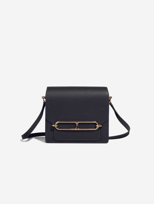 Hermès Roulis 18 Swift Bleu Nuit Front | Sell your designer bag