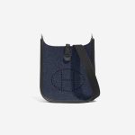 Hermès Evelyne 16 Felt / Swift Bleu Nuit / Black Front | Sell your designer bag