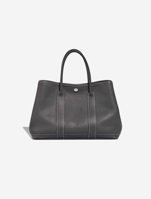 Hermès Garden Party 30 Veau Négonda Ardoise Front | Verkaufen Sie Ihre Designertasche