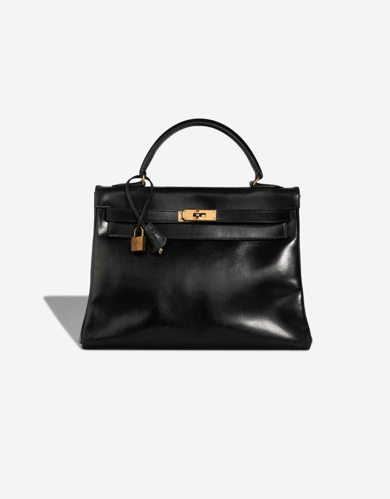 Hermès Kelly 32 Box Noir Front | Vendez votre sac de créateur