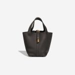 Hermès Picotin 18 Clémence Dark Bronze Front | Vendez votre sac de créateur