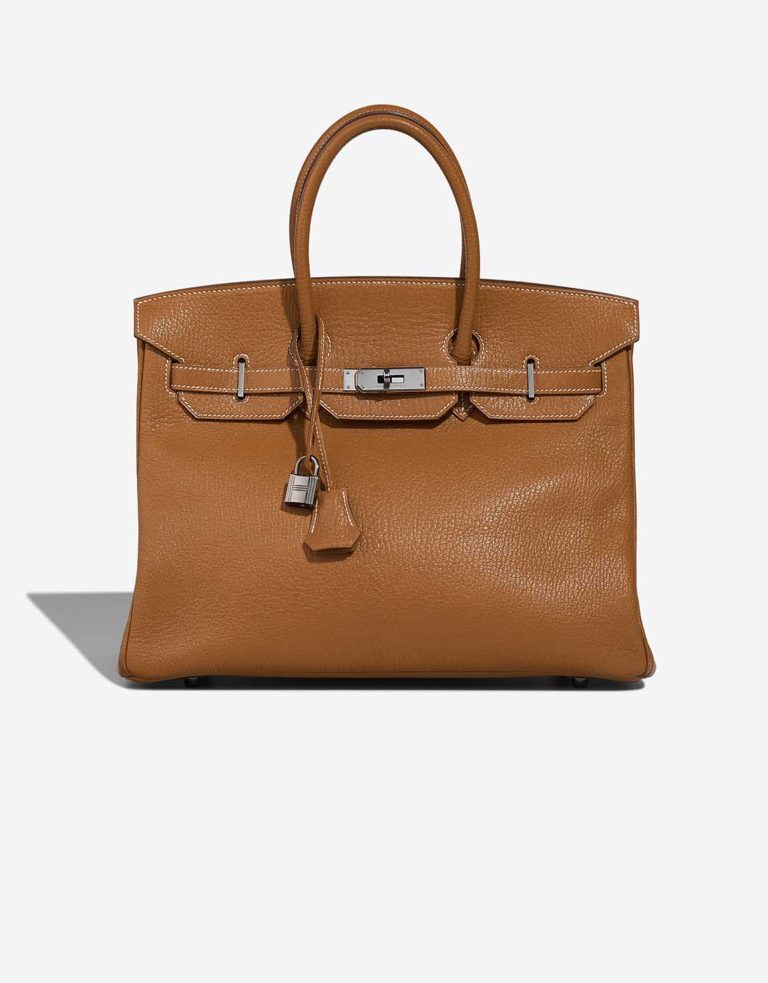 Hermès Birkin 35 Chèvre de Coromandel Caramel Front | Vendre votre sac de créateur