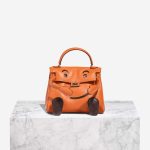 Hermès Kellydole Swift Orange H / Brown Front | Sell your designer bag