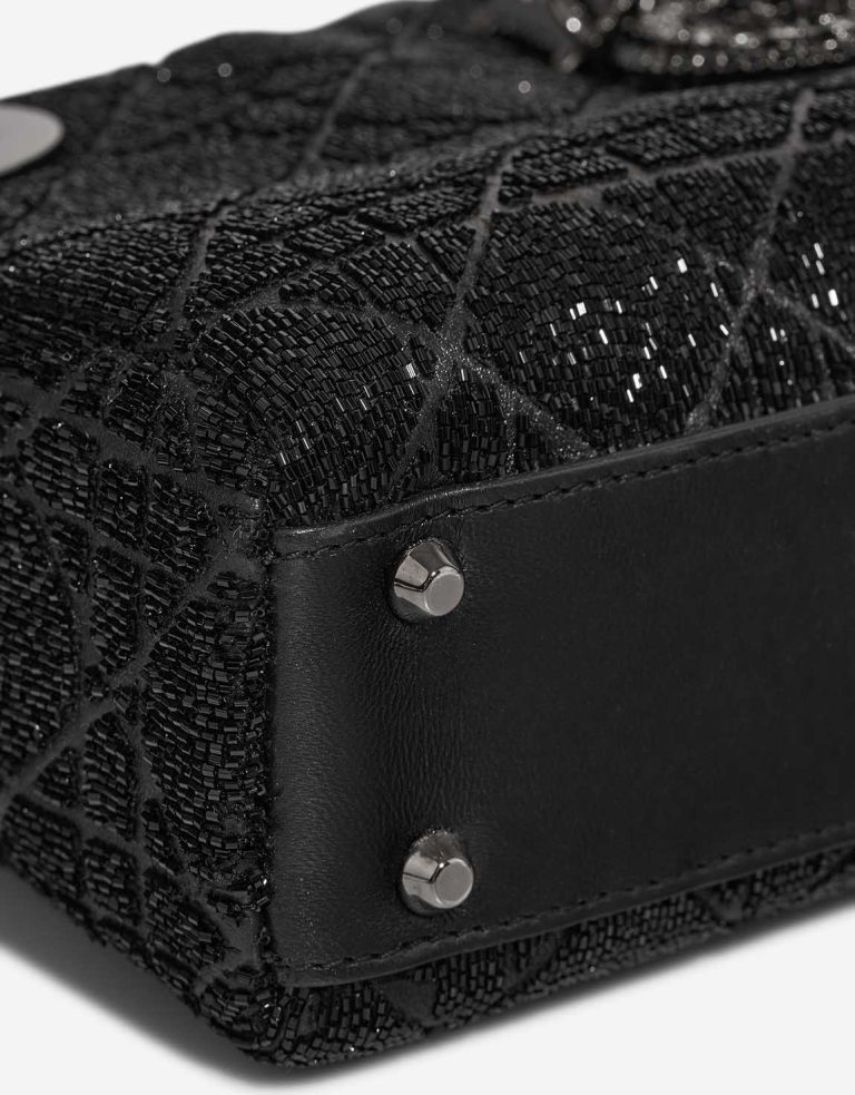 Dior Lady Mini Embroidery / Calf Black Signs of wear | Sell your designer bag