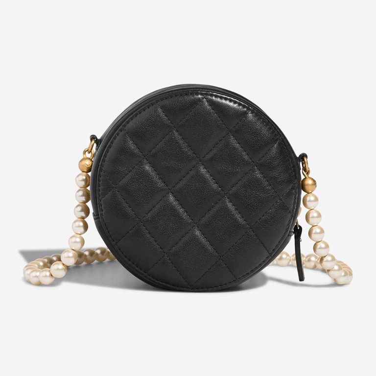 Chanel Rund Clutch Kalbsleder  Schwarz | Verkaufen Sie Ihre Designer-Tasche