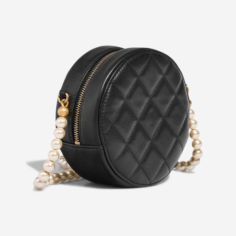 Chanel Rund Clutch Kalbsleder  Schwarz | Verkaufen Sie Ihre Designer-Tasche