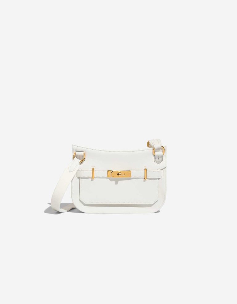 Hermès Jypsière Mini Swift New White Front | Sell your designer bag