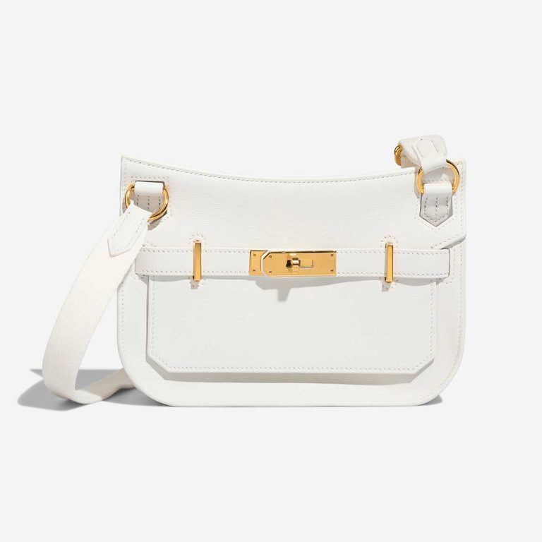 Hermès Jypsière Mini Swift New White Front | Sell your designer bag