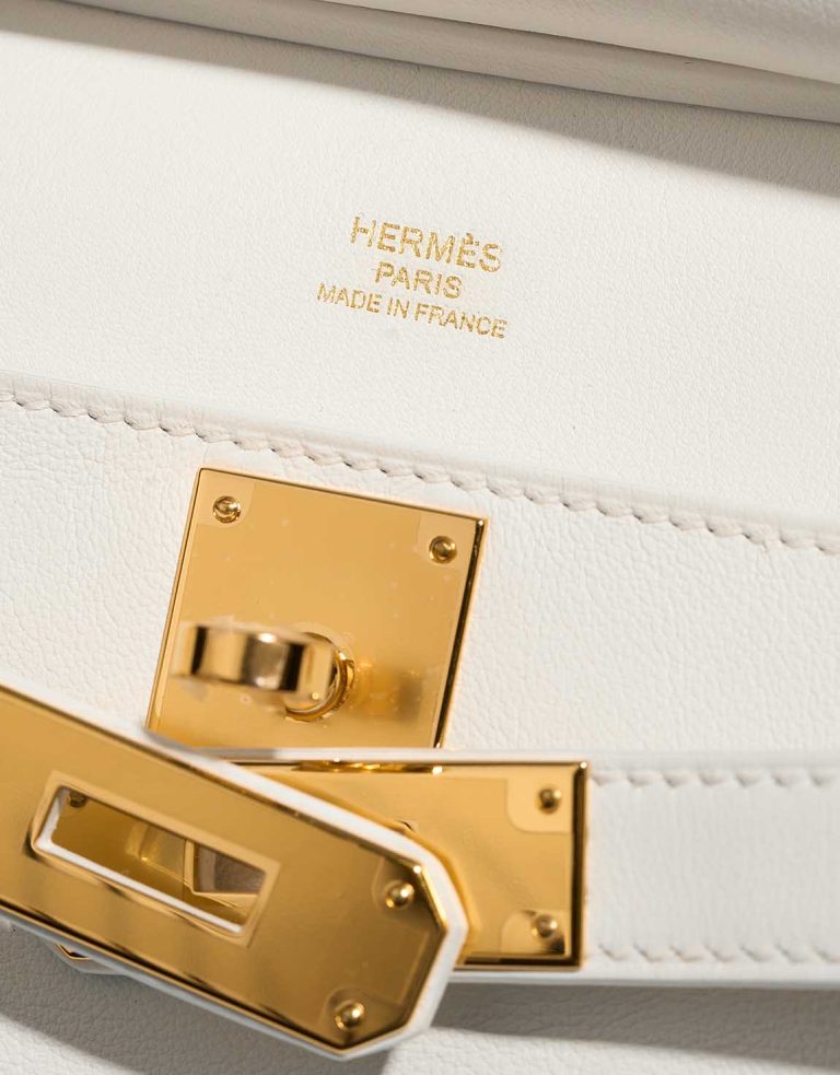 Hermès Jypsière Mini Swift New White Logo | Sell your designer bag