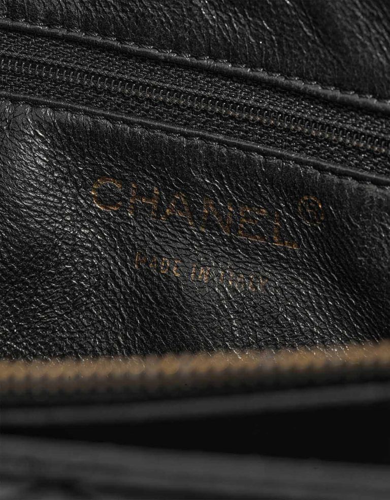 Chanel Timeless Handle Medium Lamb Black Logo | Sell your designer bag