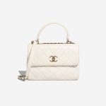 Chanel Trendy CC Medium Lamb White Front | Sell your designer bag