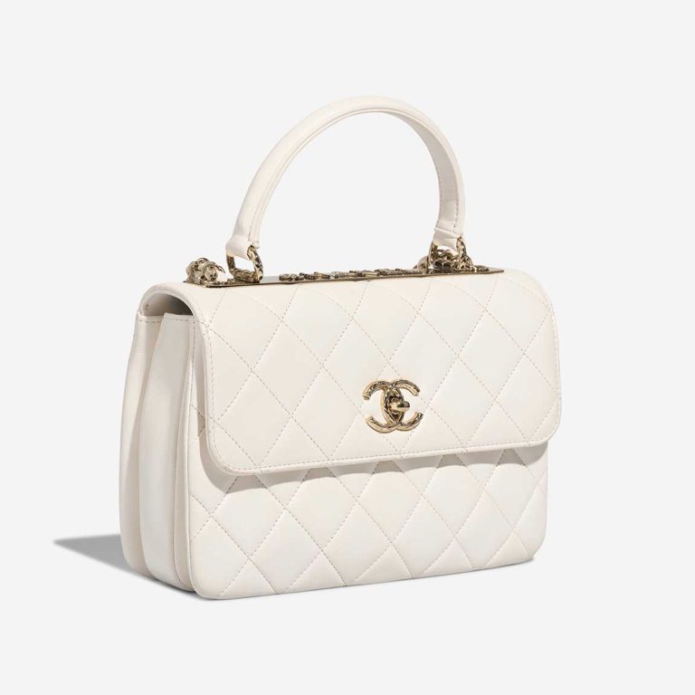 Chanel Trendy CC Medium Lamb White | Sell your designer bag