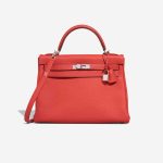 Hermès Kelly 32 Clémence Rouge Tomate Front | Verkaufen Sie Ihre Designer-Tasche