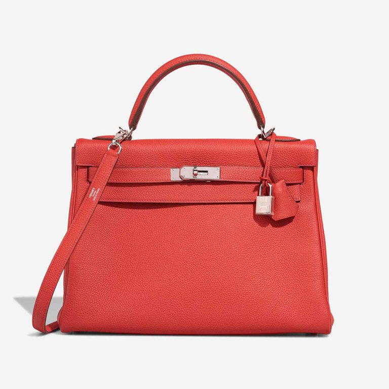 Hermès Kelly 32 Clémence Rouge Tomate Front | Vendre votre sac de créateur