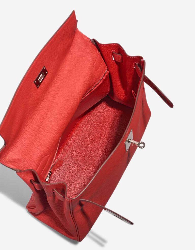 Hermès Kelly 32 Clémence Rouge Tomate Inside | Vendre votre sac de créateur