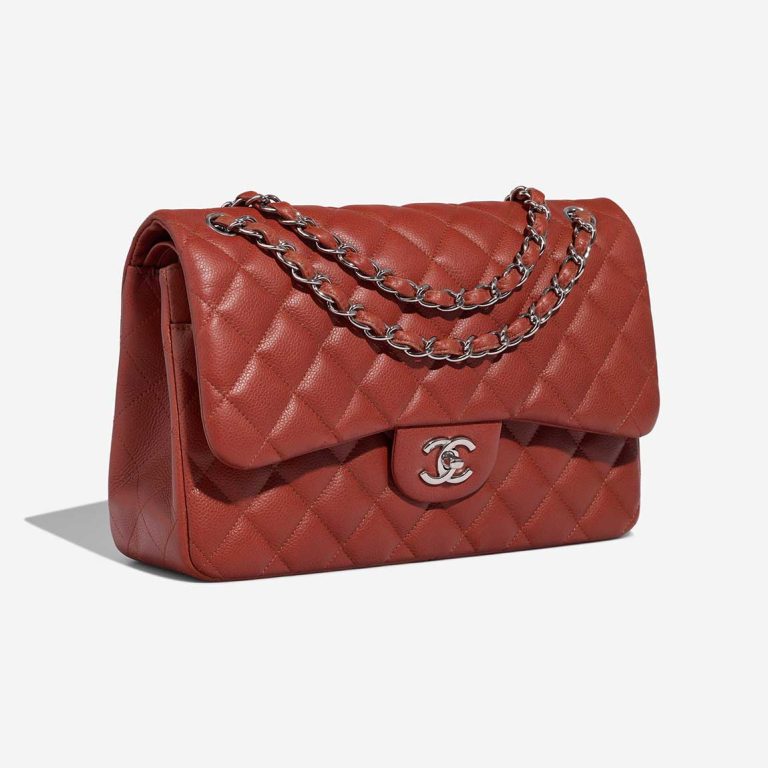 Chanel Timeless Jumbo Caviar Dark Red | Sell your designer bag