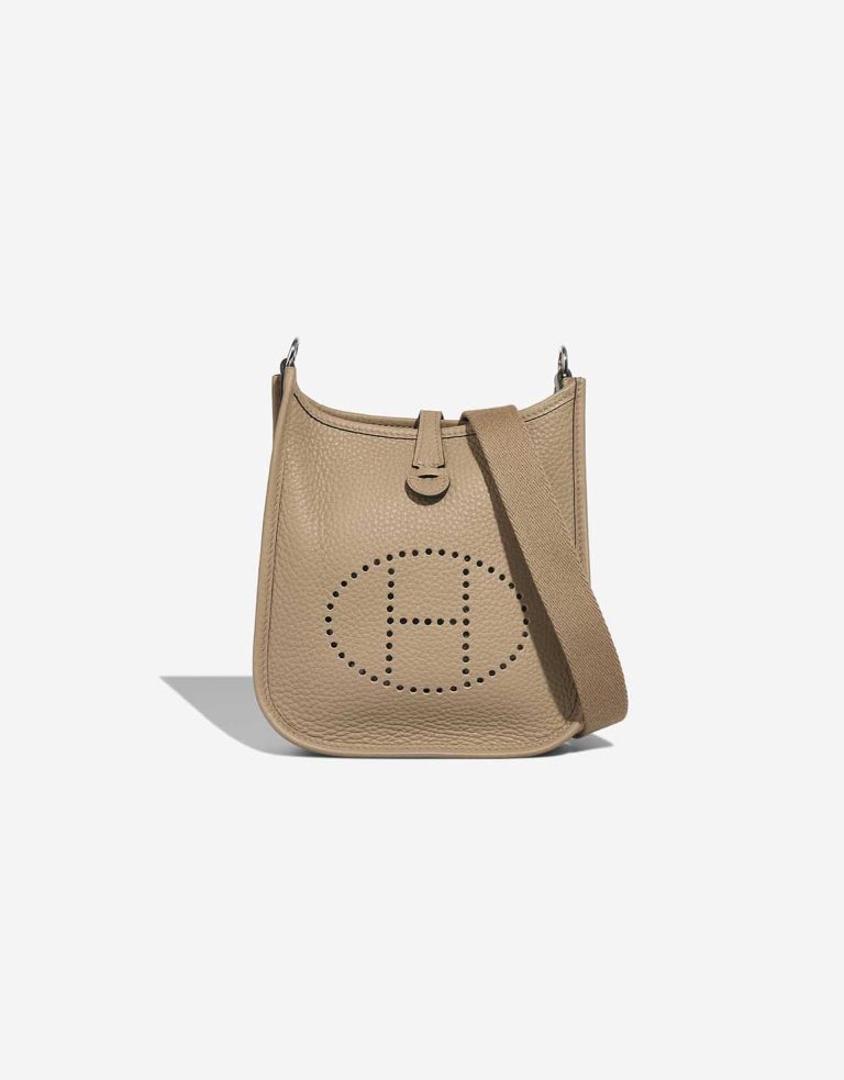 Hermès Evelyne 16 Taurillon Clémence Beige Marfa Front Vendez votre sac de créateur