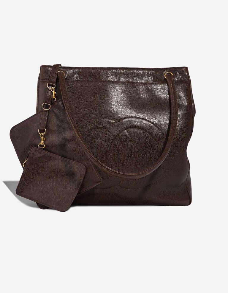 Chanel Shopper Caviar Brown Front | Vendez votre sac de créateur