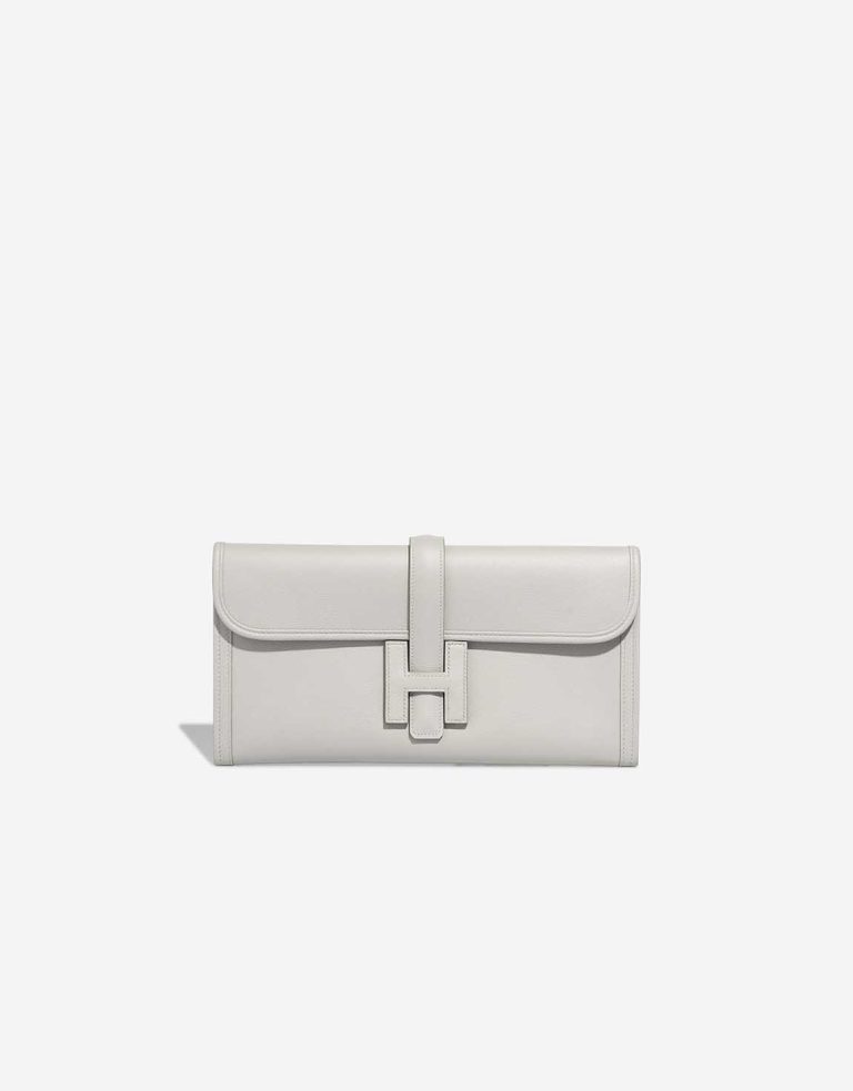 Hermès Jige 29 Evercolor Gris Perle Front | Verkaufen Sie Ihre Designertasche