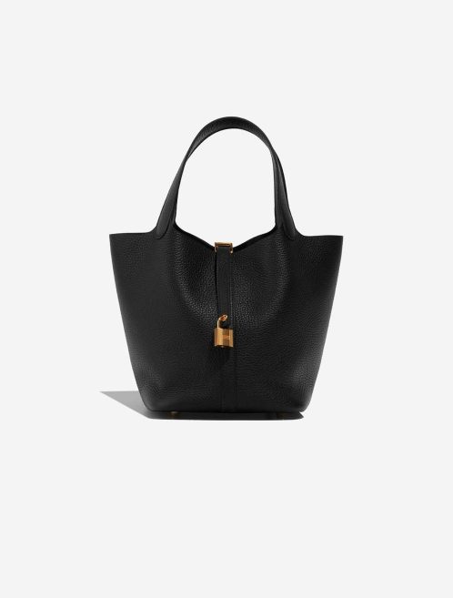 Hermès Picotin 22 Clémence Black Front | Sell your designer bag