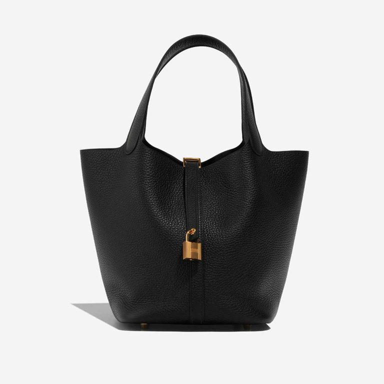 Hermès Picotin 22 Clémence Black Front | Vendre votre sac de créateur