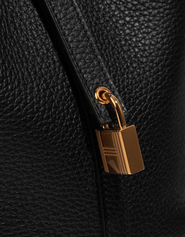 Hermès Picotin 22 Clémence Black Système de fermeture | Vendez votre sac de créateur