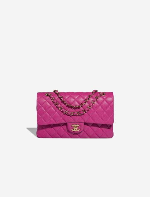 Chanel Timeless Medium Caviar Violet Front | Sell your designer bag