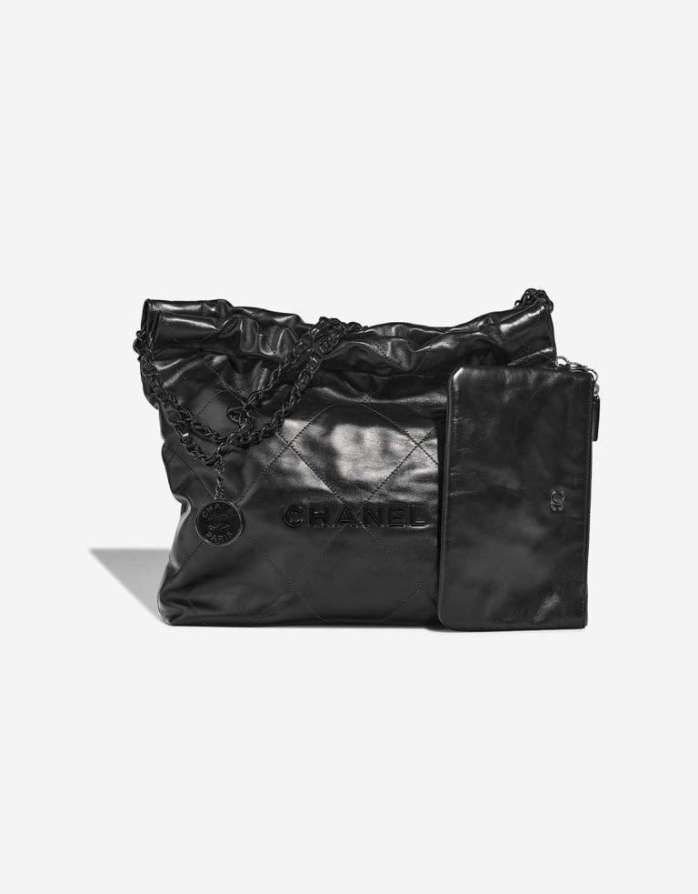 Chanel 22 Medium Calf Black Front | Sell your designer bag