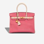 Hermès Birkin 30 HSS Rose Lipstick / Craie Front | Verkaufen Sie Ihre Designer-Tasche