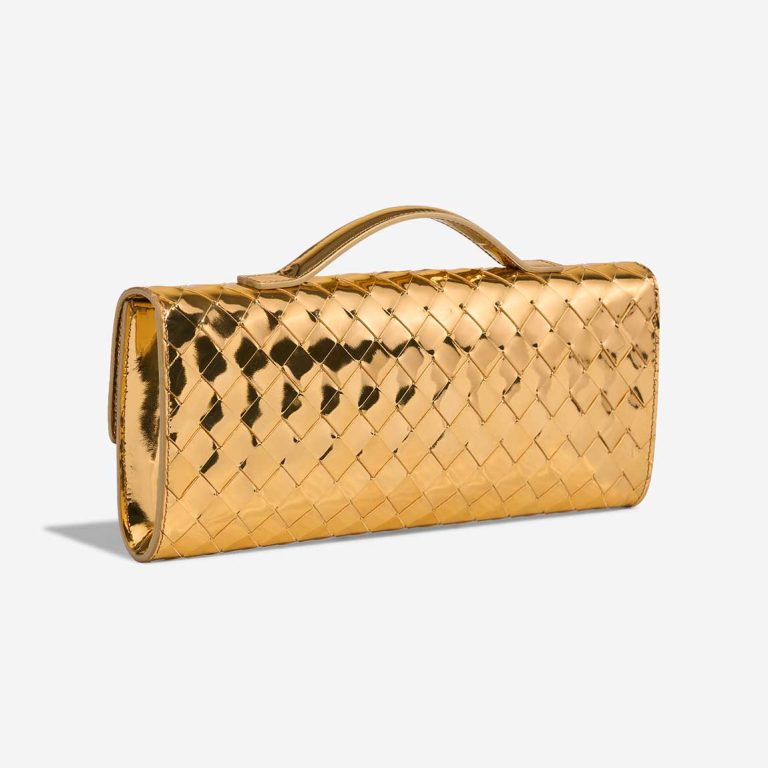 Bottega Veneta Andiamo Clutch Patent Metallic Gold | Verkaufen Sie Ihre Designertasche