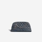 Chanel Bowling Mademoiselle Snake Blue Front | Vendez votre sac de créateur