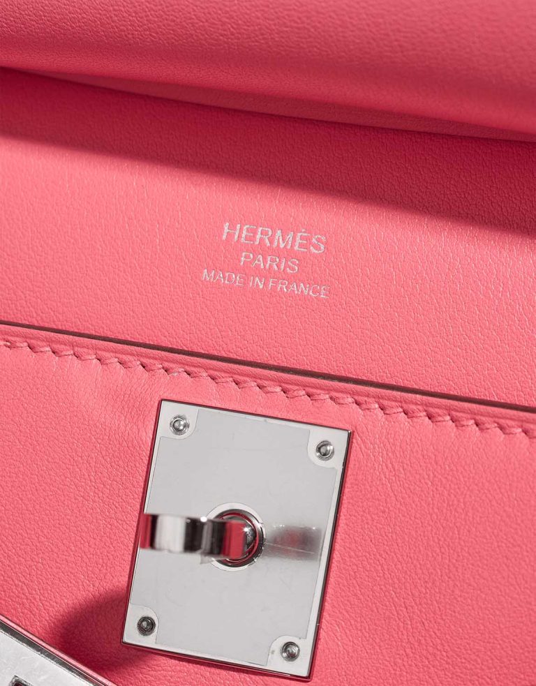 Hermès Jypsière Mini Swift Rose Azalée Logo | Sell your designer bag