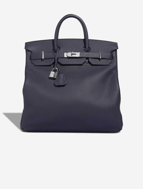 Hermès Haut à Courroies 40 Togo Bleu Nuit Front | Verkaufen Sie Ihre Designertasche