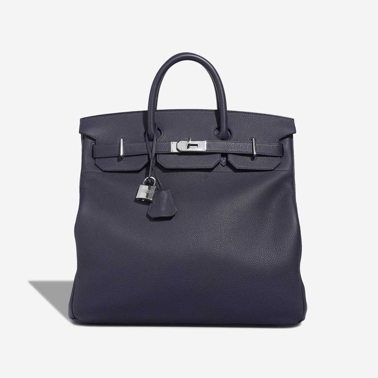 Hermès Haut à Courroies 40 Togo Bleu Nuit Front | Sell your designer bag