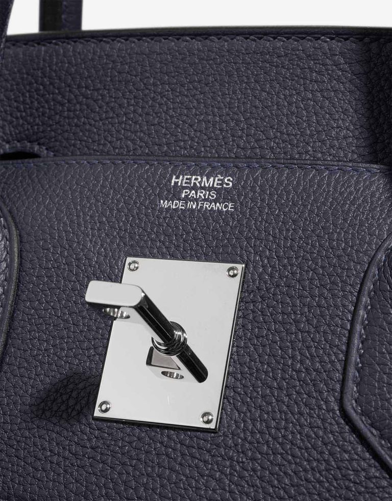 Hermès Haut à Courroies 40 Togo Bleu Nuit Logo | Sell your designer bag