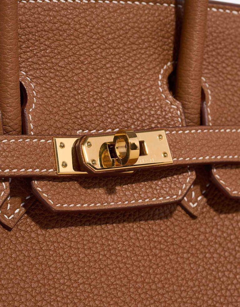 Hermès Birkin 25 Togo Gold Closing System | Sell your designer bag